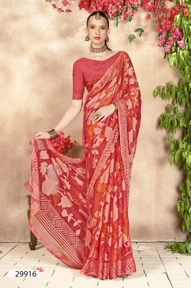 Inaaya Vol 12 By Vallabhi Printed Brasso Sarees Wholesale Shop In Surat